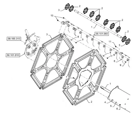 87739314 - Барабан шнека