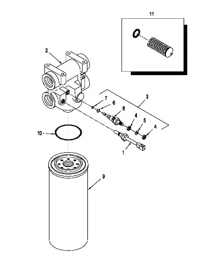 87524850 - головка фильтра