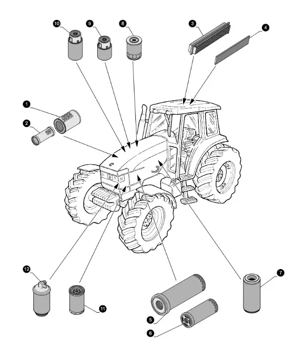 87394880 - Фильтр возд. внешн. ДВС ТМ/MXM120155